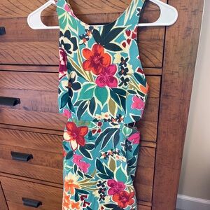 Zara floral dress romper size medium